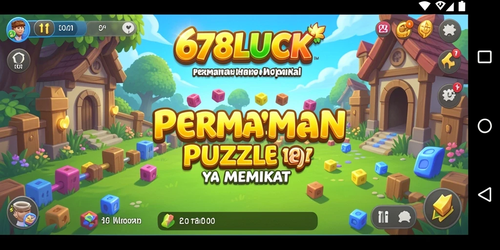 Tampilan gameplay <strong>678LUCK</strong> dengan berbagai puzzle yang menantang dan grafis yang menarik.