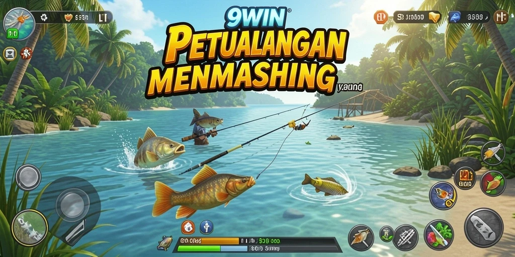 Tampilan gameplay memancing yang menakjubkan di 9WIN.