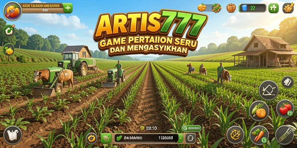 Tampilan gameplay seru dalam game pertanian ARTIS777.
