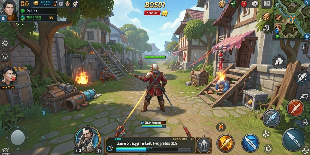 Tampilan gameplay menarik dalam game SLG yang seru.
