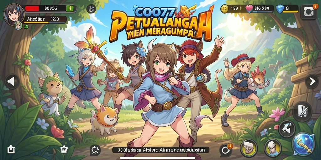 Tampilan gameplay yang menakjubkan dari COO77 dengan karakter anime terbaik.