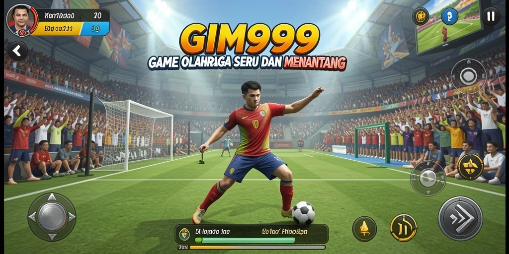 Tangkap aksi seru dari gameplay GIM999 dengan elemen olahraga yang menghibur.