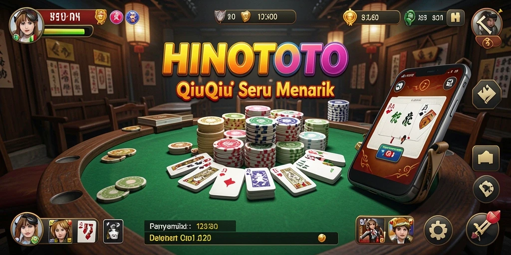 Tampilan gameplay QiuQiu yang menarik dan interaktif.