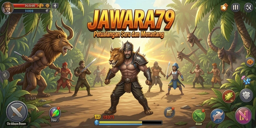 Screenshot gameplay <strong>JAWARA79</strong> yang menunjukkan aksi petualangan seru.