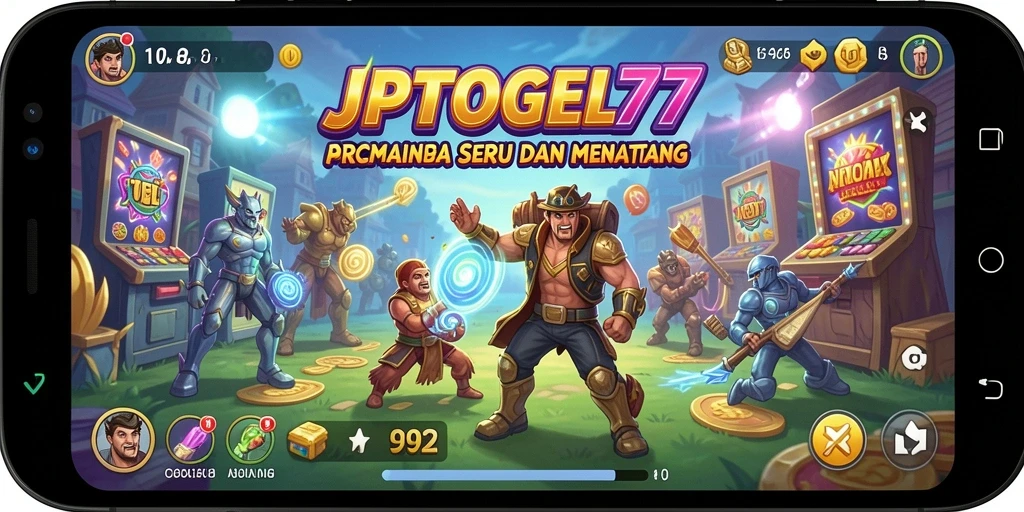 Tampilan gameplay JPTOGEL77 yang penuh aksi dan tantangan.