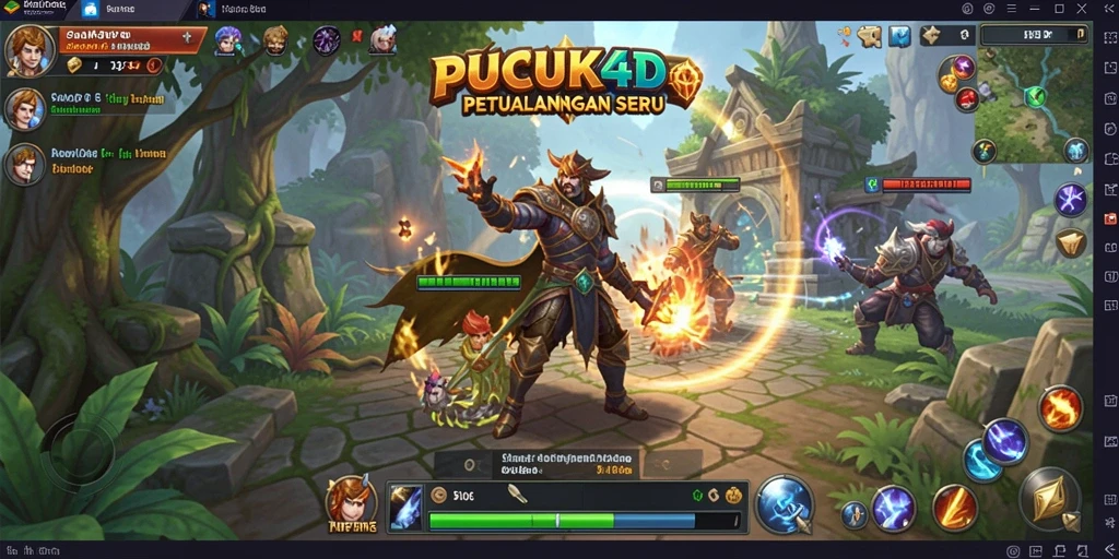 Tampilan gameplay menarik di dunia penuh petualangan.